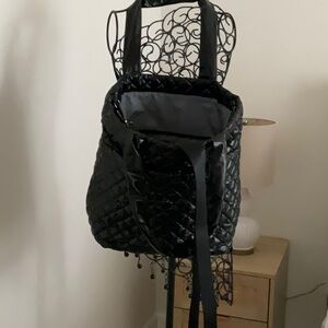 Amazon Black Backpack with Sleek Design
